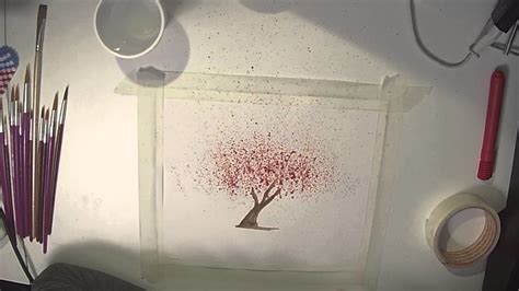 How To Draw A Tree With Watercolor [ENG]