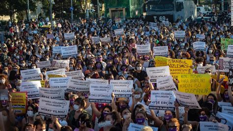 Turkish women rally against domestic violence as ruling party ...