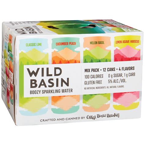 Wild Basin Boozy Sparkling Water Mix Pack 12 oz Cans - Shop Malt ...