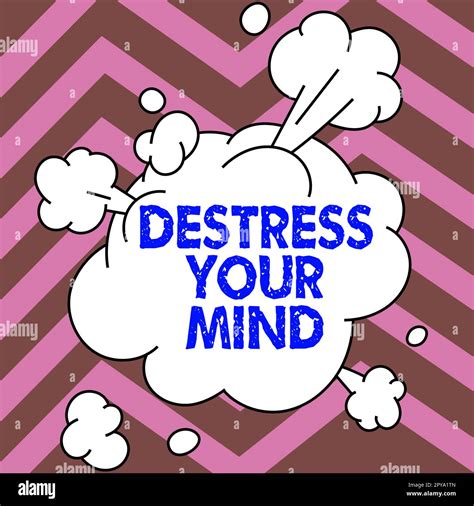 Handwriting Text Destress Your Mind Business Showcase To Release