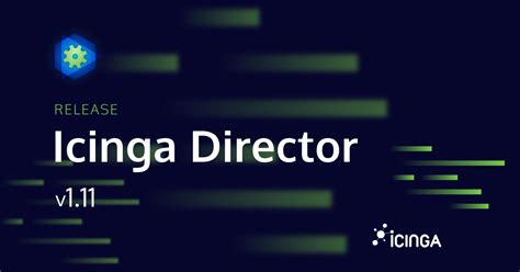 Releasing Icinga Director v1.11