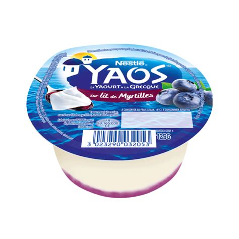 Yaos Yaourt Sur Lit De Myrtilles Pot Gr Lactalis Foodservice