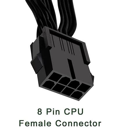 Eps12v Cpu 8 Pin Female To Cpu Atx 8 Pin And Atx 4 Pin Male Supply7794