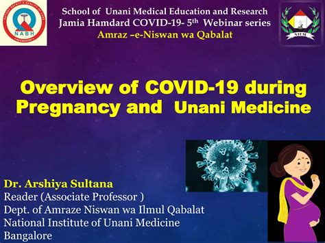 Overview Of Covid 19 During Pregnancy And Unani Medicine Ppt