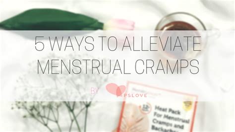 5 Ways To Alleviate Menstrual Cramps The Period Co