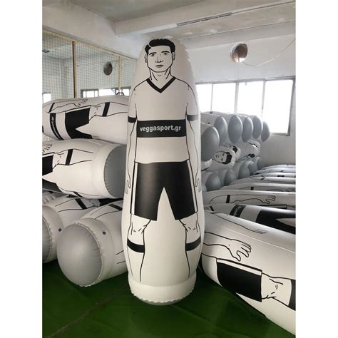 175cm Inflatable Football Training Goalkeeper Tumbler Air Soccer Dummy