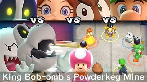 Super Mario Party Dry Bones Vs Daisy Vs Goomba Vs Luigi 98 King Bob