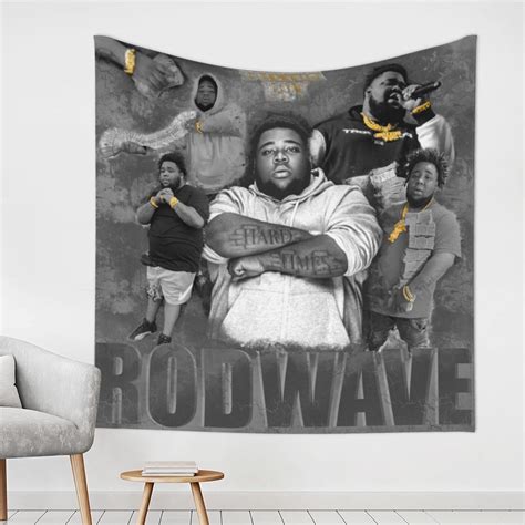 Rod Wave Poster Tapestry Decoration Wall Hanging Tapestries T For