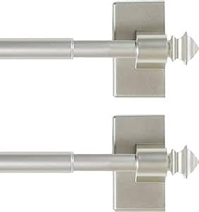 Amazon H Versailtex Pack Magnetic Curtain Rods For Metal Doors