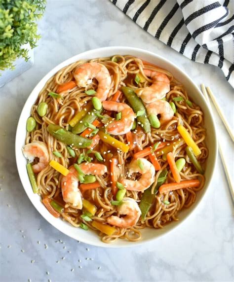 Shrimp Ramen Stir Fry Herbs And Flour Recipe Full Meal Recipes