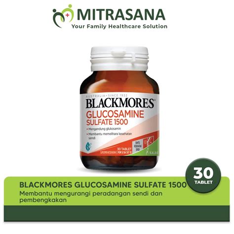 Jual Blackmores Glucosamine Sulfate 1500 Mg 30 Tablet Shopee Indonesia