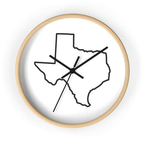 Wall-mounted Texas Clock Battery Powered - Etsy