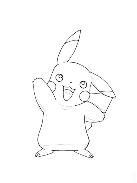 Baby Pikachu Drawing at GetDrawings | Free download