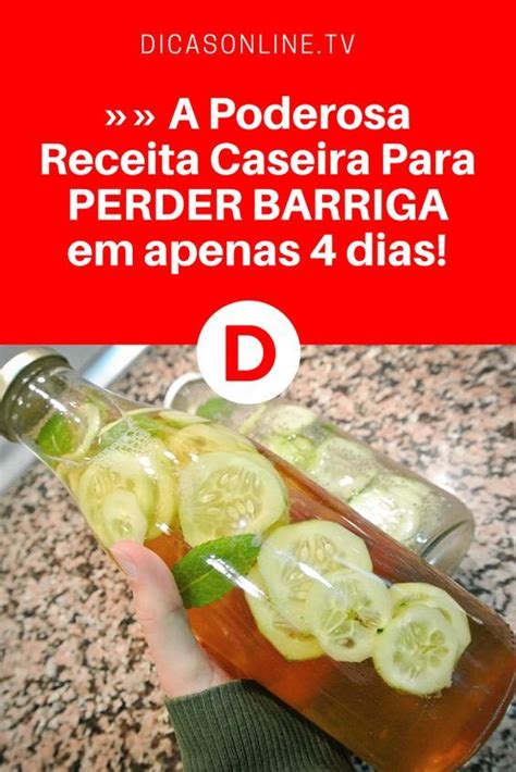 A Poderosa Receita Caseira Para Perder Barriga Em Apenas Dias