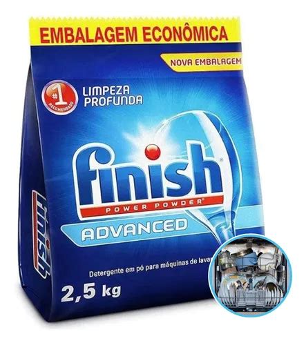 Sabao Para Lava Louca - Detergente Sabao Para Maquina De Lavar Louca Finish Em Pó | Frete grátis