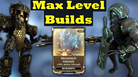 Warframe Max Level Voidrig And Bonewidow Necramech Builds High