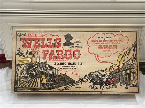 Marx Tales Of Wells Fargo Electric Train Set Boxed Ebay