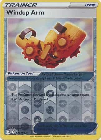 Esp Windup Arm Uncommon Reverse Holo Playset