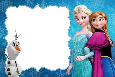 Invitacion De Anna Elsa Para Imprimir Disney Frozen Birthday Frozen