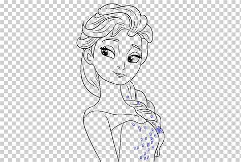 Elsa anna olaf youtube dibujo elsa blanco cara lápiz png Klipartz