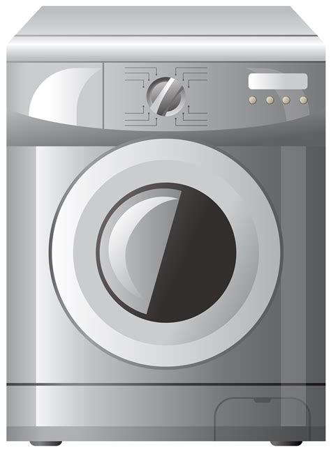 Grey Washing Machine PNG Clipart - Best WEB Clipart