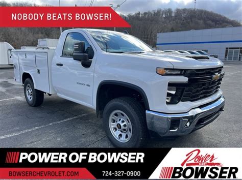 New 2024 Chevrolet Silverado 3500 Hd Wt Regular Cab In Pleasant Hills C24272 Power Of Bowser