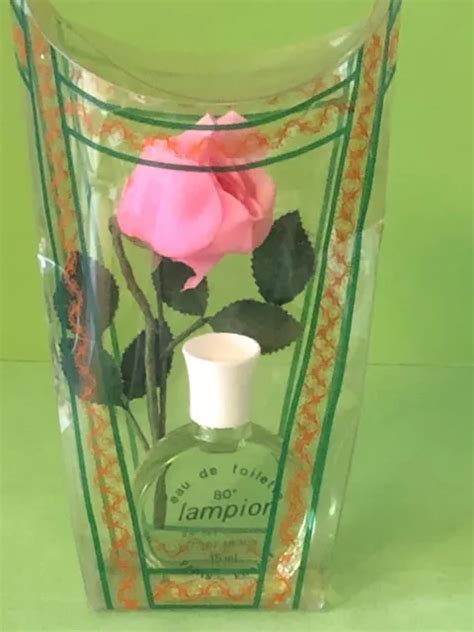 Ancienne Miniature De Parfum Lampion Eau De Toilette Ml Plein Rose