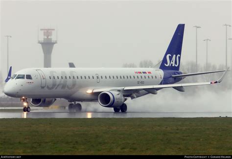 Aircraft Photo Of Se Rso Embraer 195lr Erj 190 200lr Scandinavian