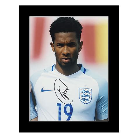 Signed Kasey Palmer Photo Display 12x10 England Icon