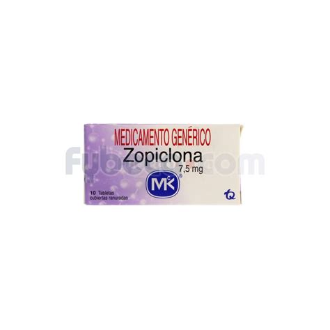 Zopiclona Mk Tabs 7 5 Mg C 10 Suelta Fybeca