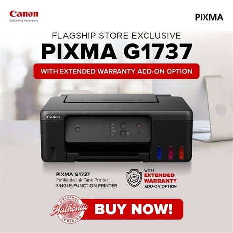 Canon PIXMA MegaTank G1737 Single Function Color Inkjet Printer With