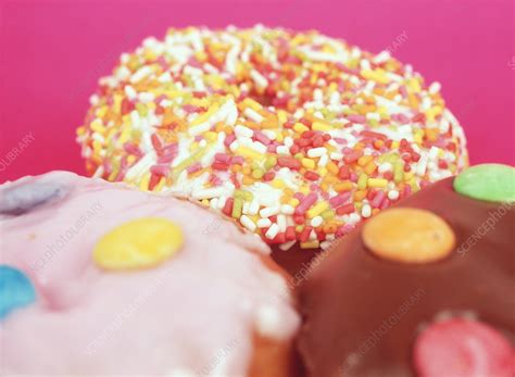 Doughnuts Stock Image H110 1822 Science Photo Library