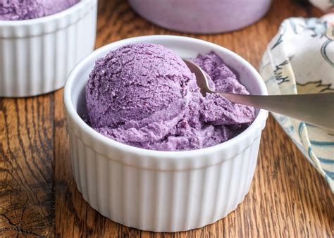 Blueberries And Cream Ice Cream Barefeet In The Kitchen