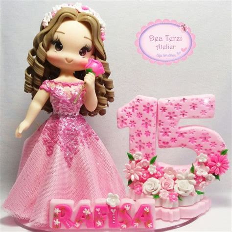 Fondant Toppers Clay Crafts Diy And Crafts Fondant Girl Sweet 16