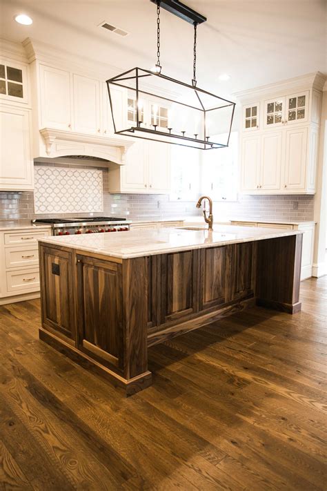 English Chestnut Wood Flooring Kitchen Island - Cochran's Lumber