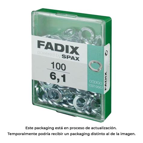 Caja M 100 Unid Arandela Presion 6 1mm Fadix 8431832919567 18240 FADIX