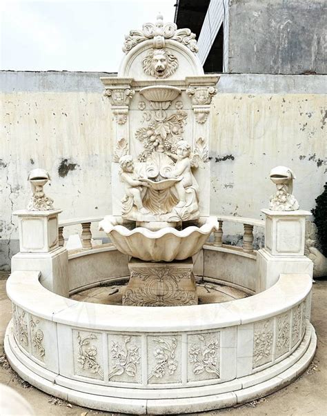 Outdoor Lion Head Design Wall Fountains For Home Decor YouFine Sculpture