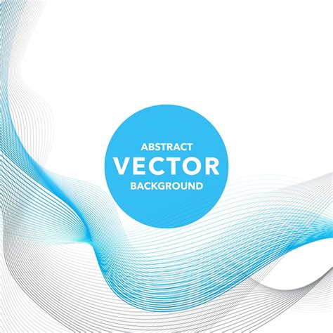 Premium Vector Abstract Wavy Lines Background