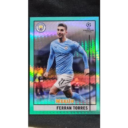 Topps Merlin Chrome Uefa Soccer Ferran Torres