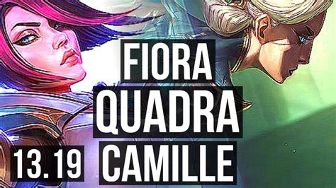 FIORA Vs CAMILLE TOP Quadra 500 Games Rank 15 Fiora NA