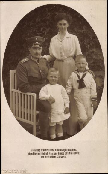 Ansichtskarte Postkarte Gro Herzog Friedrich Franz Von Mecklenburg