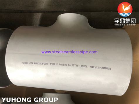 B16 9 Butt Weld Pipe Fittings ASTM A403 WP304L Stainless Steel