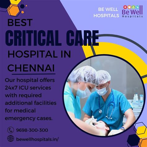 Best Critical Care Hospital In Chennai Be Well Hospitals Medium