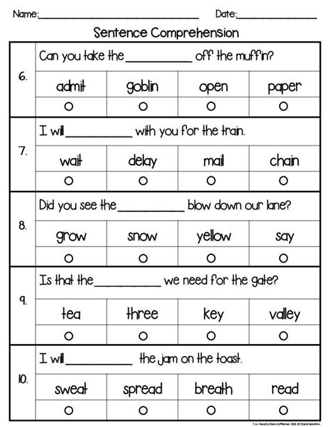 2nd Grade Reading Level Test