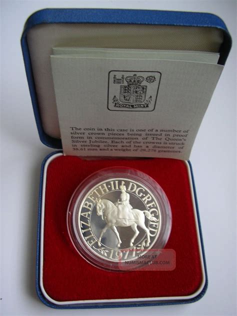 Great Britain Queen Elizabeth Ii 1977 Silver Jubilee Silver Proof Crown