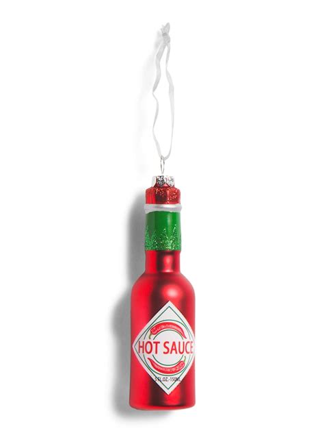 Hot Sauce Glass Ornament Best Tj Maxx Christmas Decor 2019 Popsugar