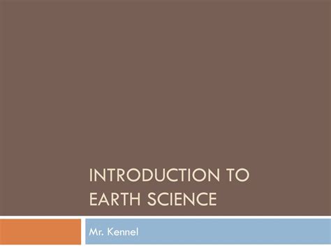 Introduction To Earth Science Ppt Download