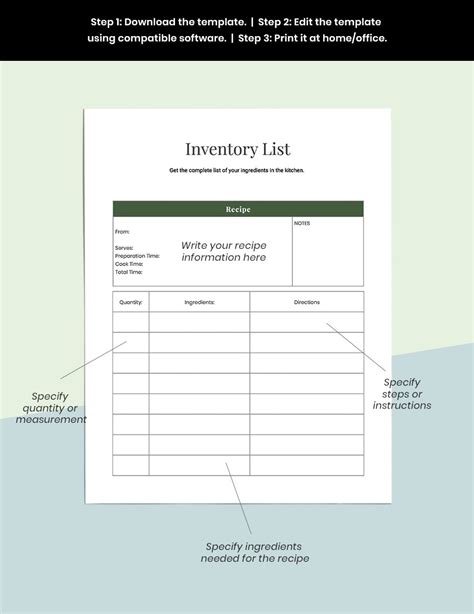 Menu Planner Template in Pages, Word, PDF - Download | Template.net