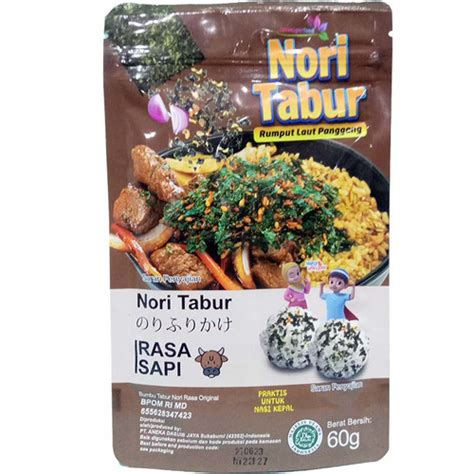 Jual Java Super Food Nori Tabur Sapi Pouch G Kota Surabaya