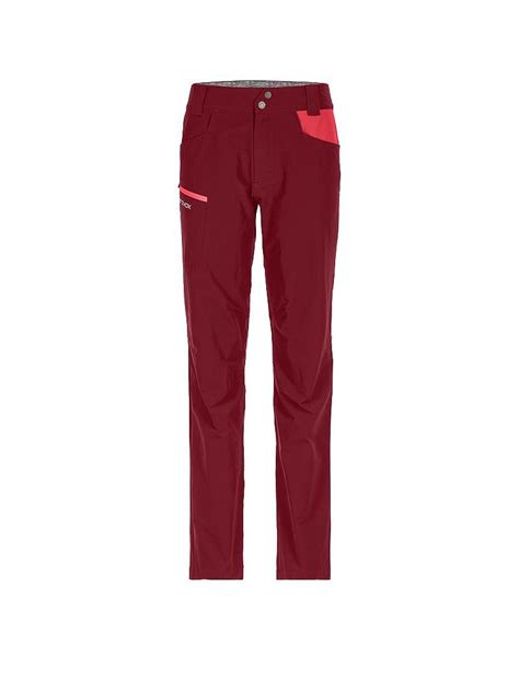 ORTOVOX Damen Wanderhose Pelmo Rot